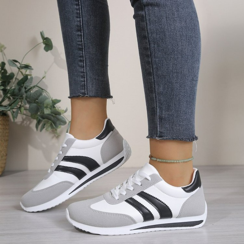 Outdoor Sports Shoes - Женские легкие удобные белые кроссовки на